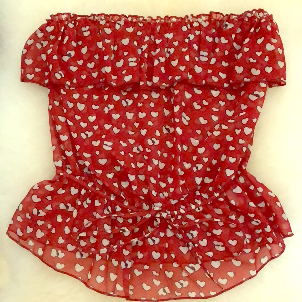 🌺Sheer Bandeau Top